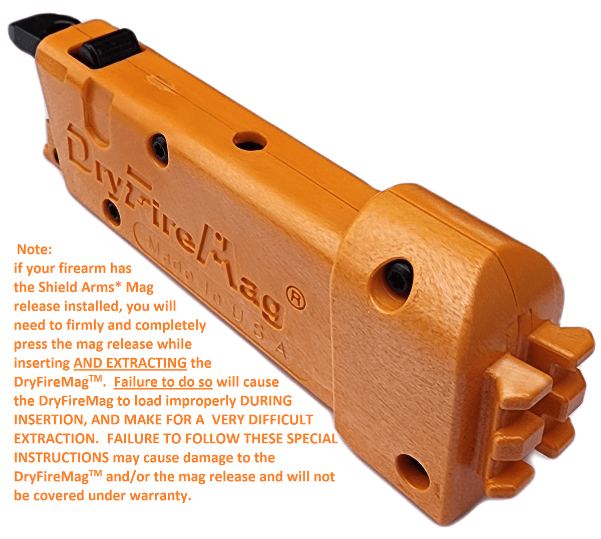 9MM Smart DryFireMag for Glock G43X/48