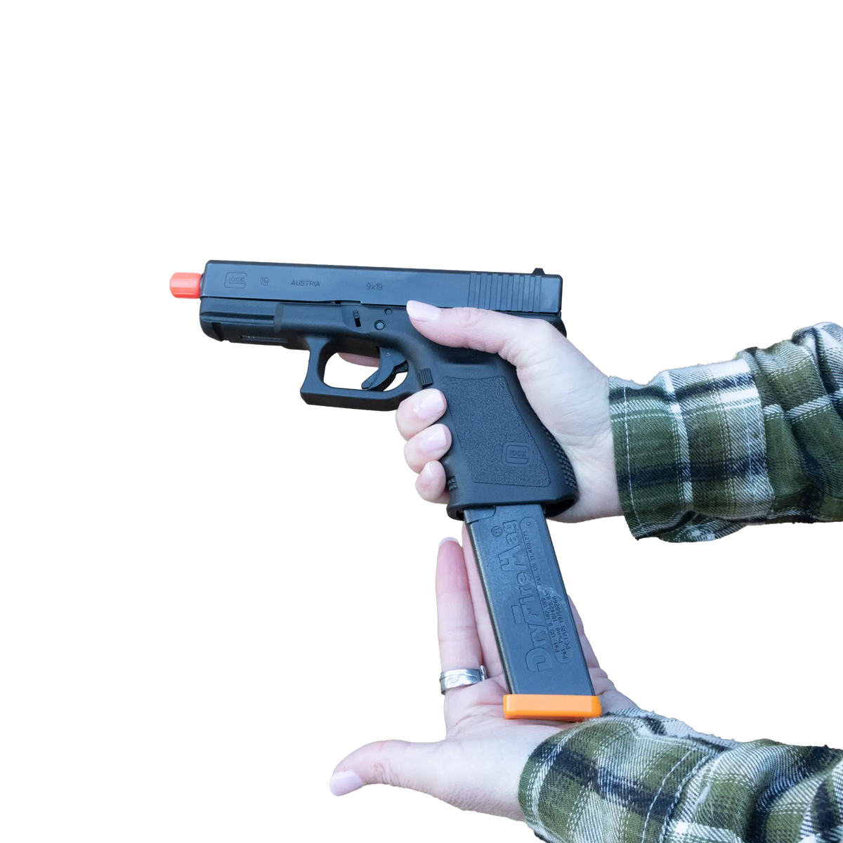 Smart DryFireMag for Glock Double Stack 9mm Red Laser Training System