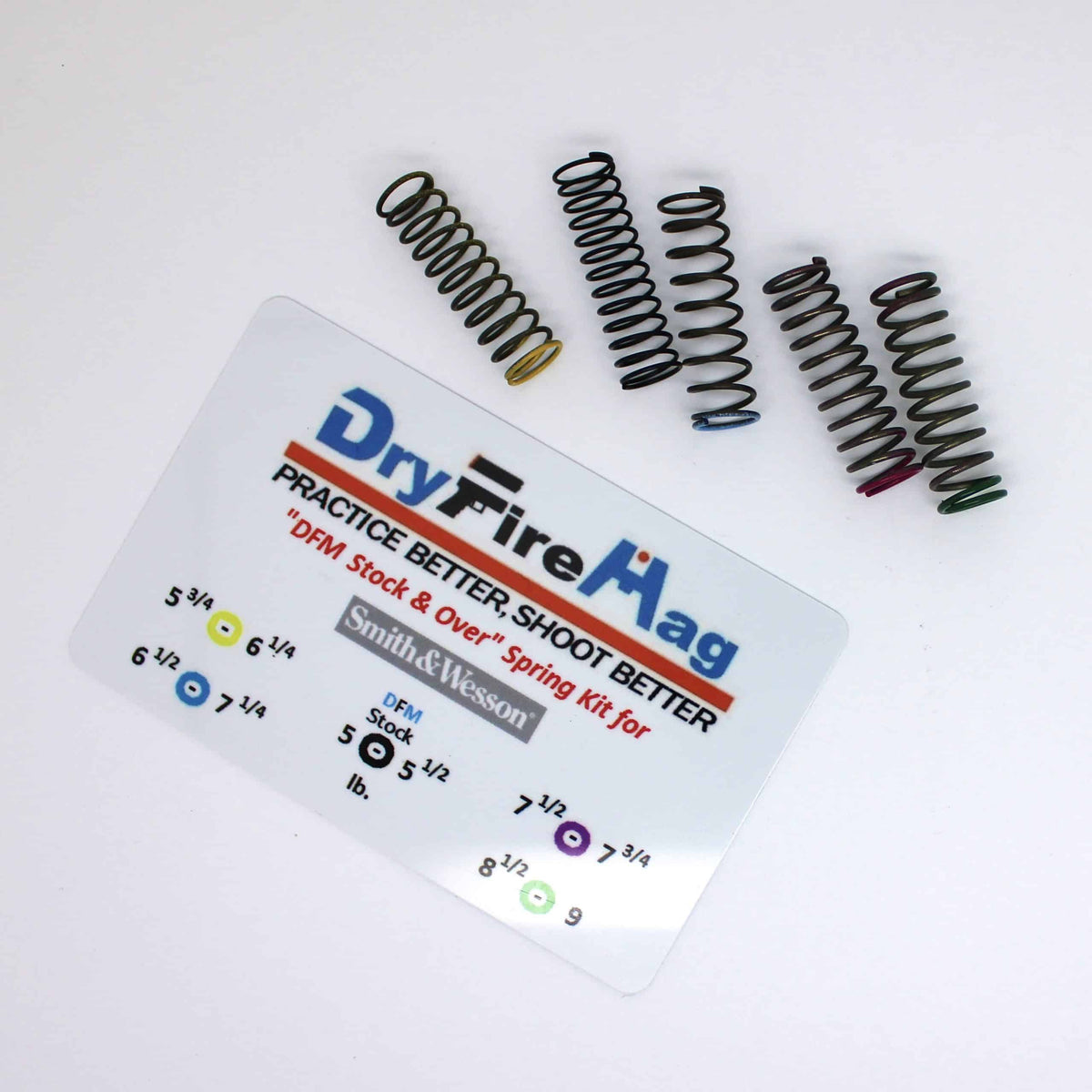 Pmk Spring Tips Spring Kit for Smith & Wesson M&P DryFireMag | 5.75-9lb