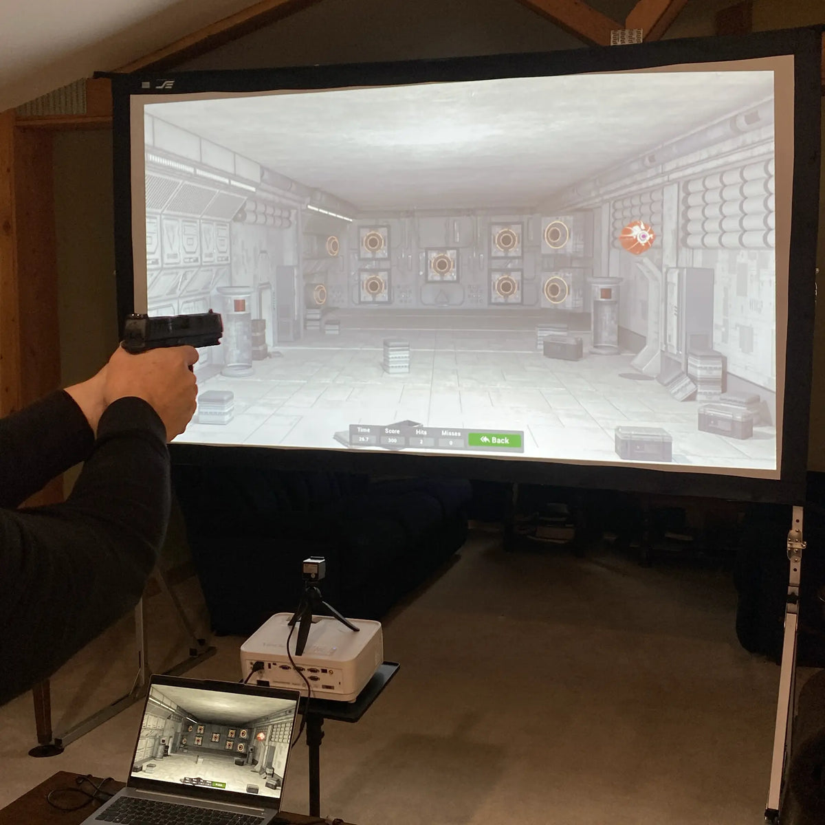 Smokeless Range Home Simulator